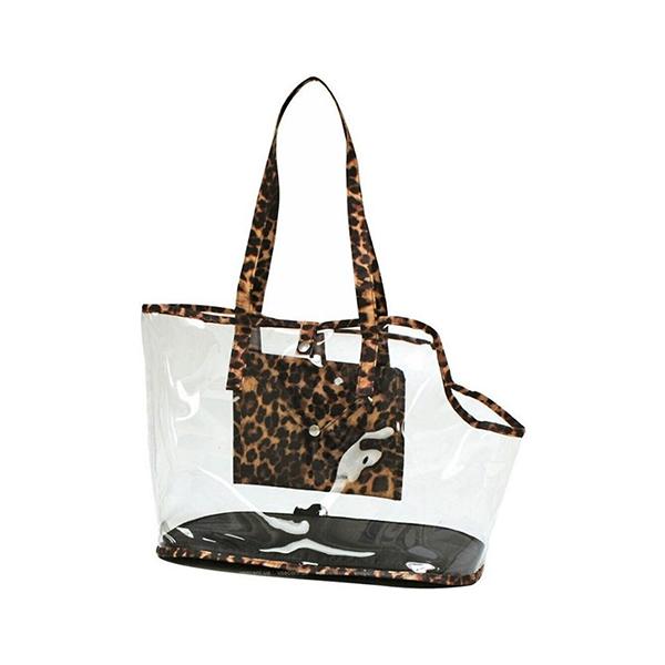 SAC INVISIBLE LEOPARD 41x21x31 cm