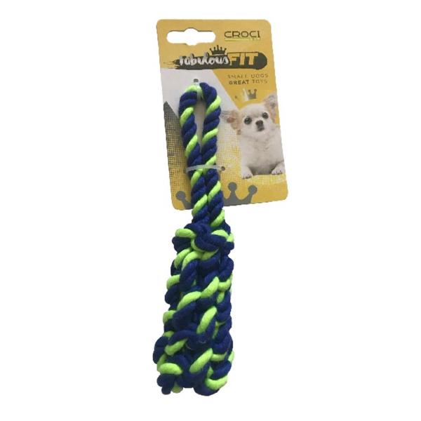 OS EN COTON BRAID MINI 19 CM VERT/