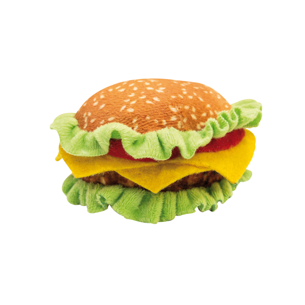 CAT TOY BAKERY HAMBURGER CATNIP 8.5cm 