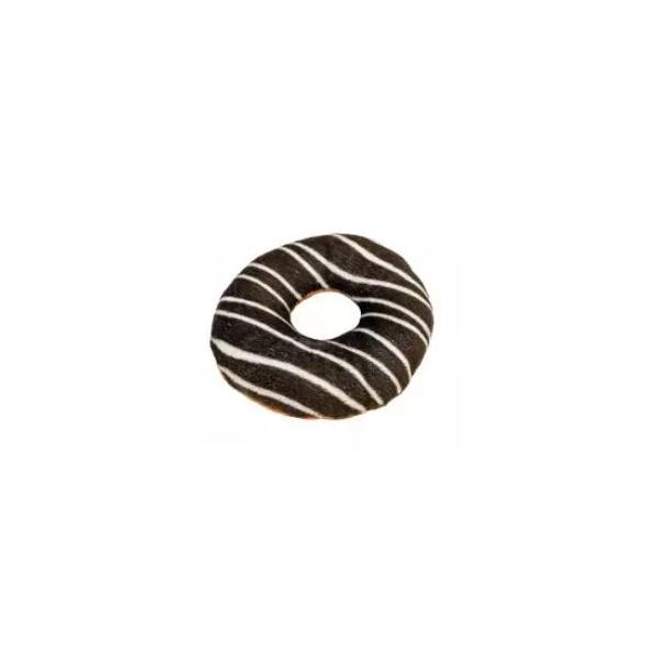 CAT TOY BAKERY DONUT BROWN CATNIP9cm