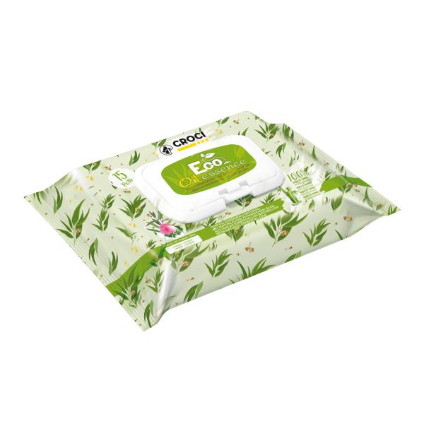 ECO BAMBOO WIPES 15PZ MAXI GERANIUM 