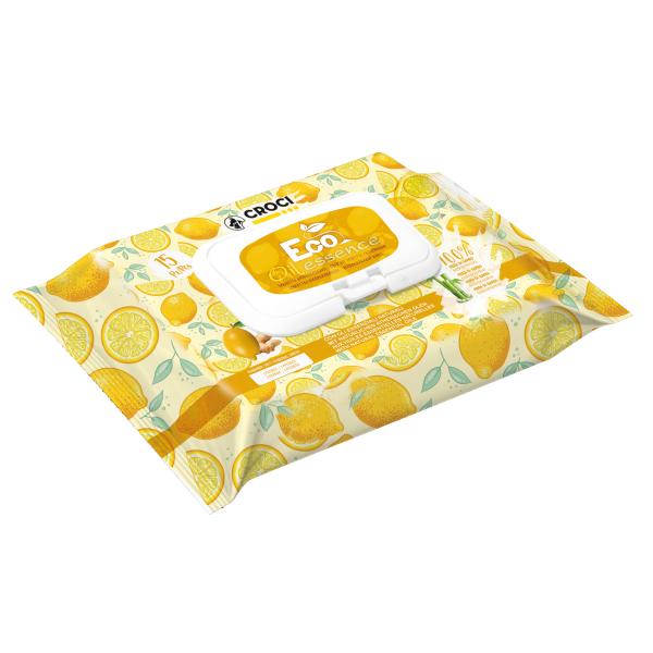 ECO BAMBOO WIPES 15PZ MAXI CITRON GINGEMBRE