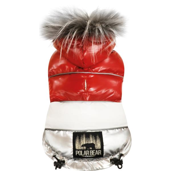 PADDED JACKET POLAR BEAR RED 25 CM                                      