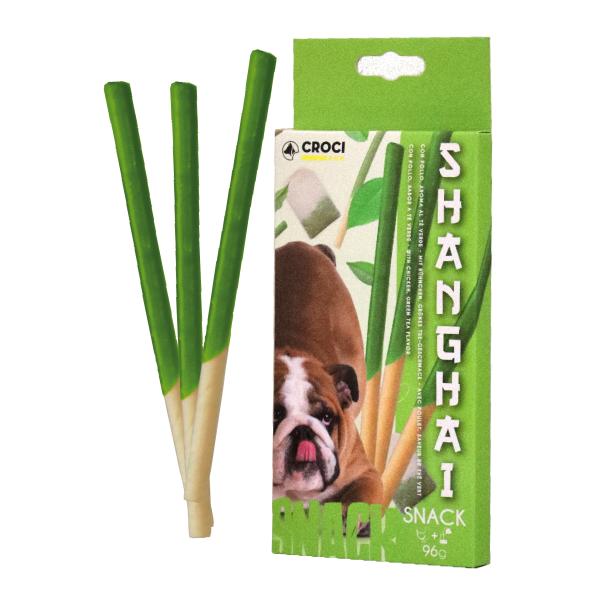 SHANGHAI DOG SNACK GREEN TEA 96g