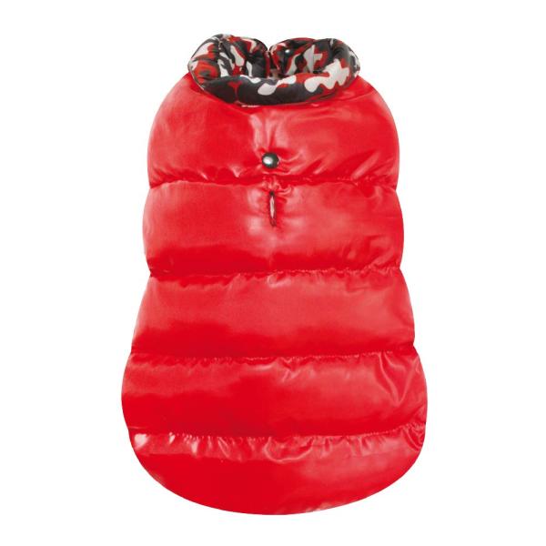 JACKET PADDED RED CAMOU 10 CM.