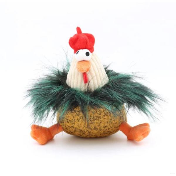 DOG TOY PEL. LOLA&MIGUEL CHICKEN SM 15cm                                