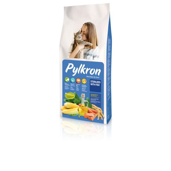 PYLKRON STERILIZED WITH FISH (CAT) 1,5 KG