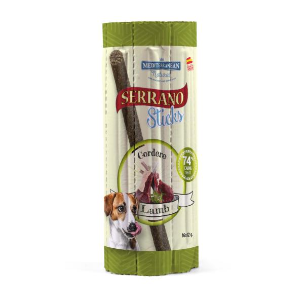 SERRANO STICK AGNEAU  16PCS  192GR