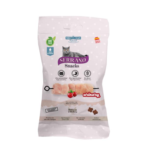 SERRANO SNACKS CAT 50g URINARY CHICKEN