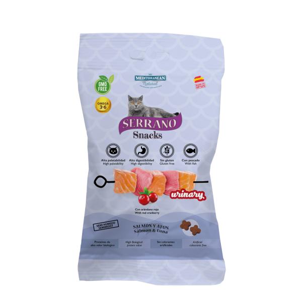 SERRANO SNACKS CAT 50g URINARY SALMON