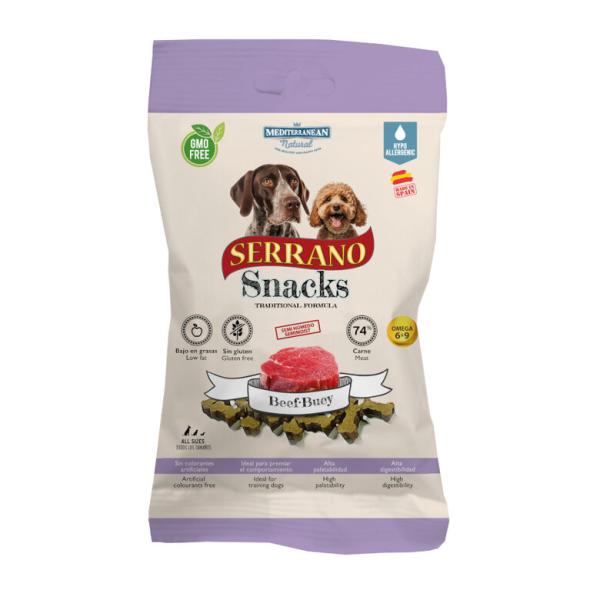 SERRANO SNACK DOGS BŒUF 100g