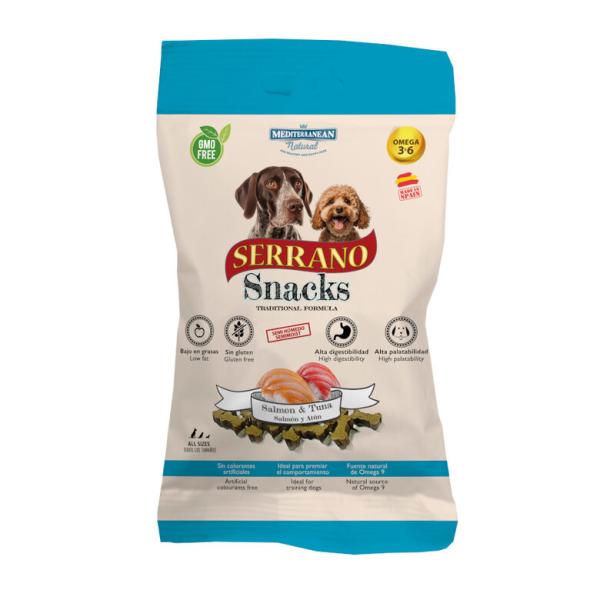 SERRANO SNACK DOGS SALMON & TUNA 100g