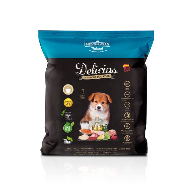 DELICIAS  SEMI HUMIDE  CHIOT  800GR