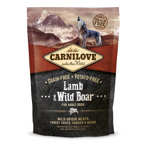 CARNILOVE CHIEN AGNEAU & SANGLIER 1,5KG