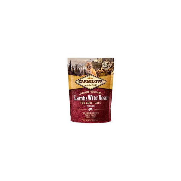 CARNILOVE CHAT STER AGNEAU & SANGLIER 400 GR