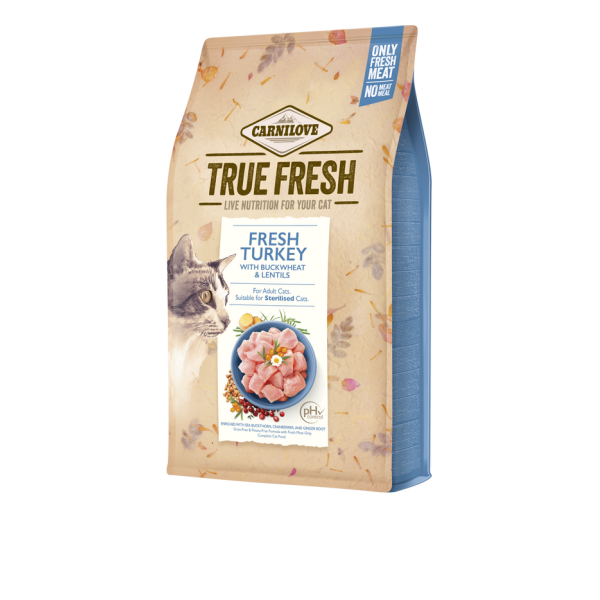 CARNILOVE TRUE FRESH CAT TURKEY 340Gr