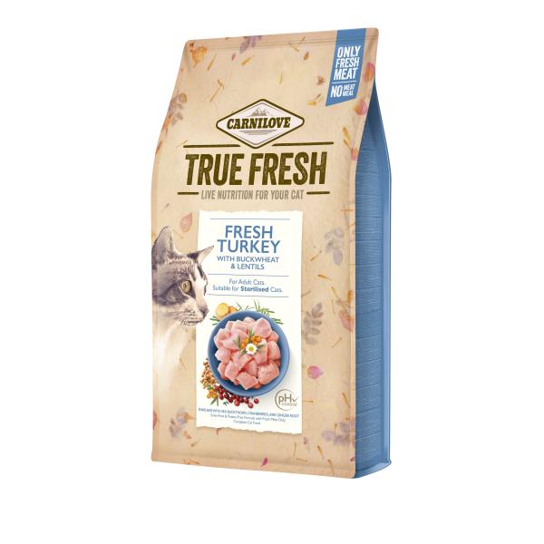 CARNILOVE TRUE FRESH CAT TURKEY, 1,8 KG