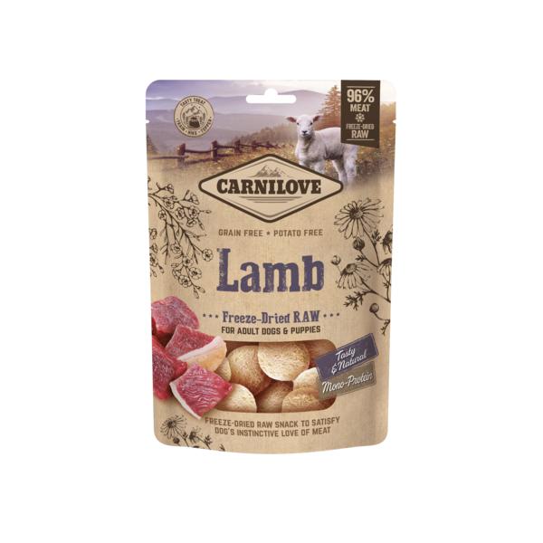 CARNILOVE FREEZE-DRIED RAW SNACKS LAMB 60 G