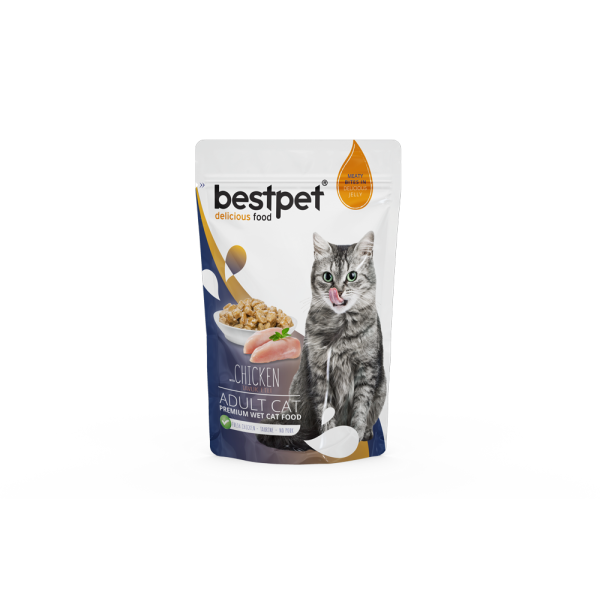 BESTPET POCHON CHICKEN  85GR