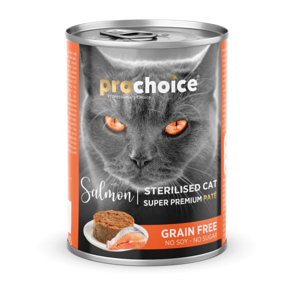 Pack 4 Pâtés PLAISIR Saumon Pour Chat 100Gr