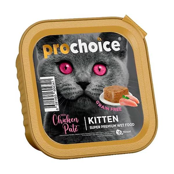 BARQ. PROCHOICE GF KITTEN CHICKEN 100 GR  