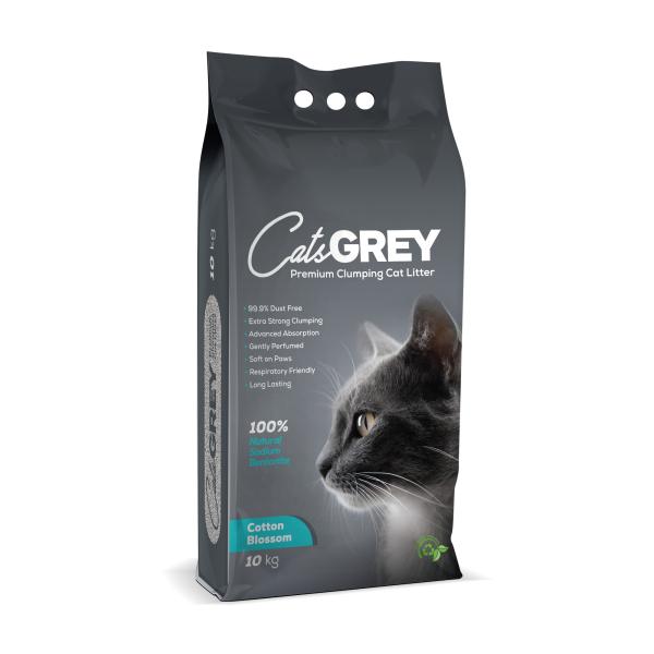 CATS GREY COTTON BLOSSOM 10 KG