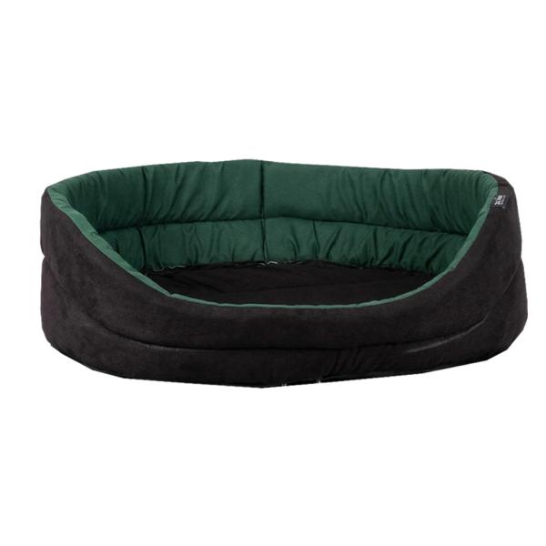CORBEILLE OVALE T90 NOIR-VERT