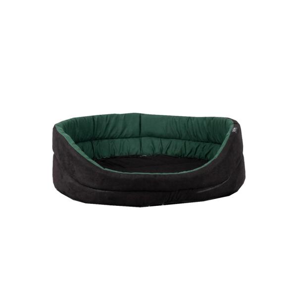CORBEILLE OVALE T60 NOIR-VERT