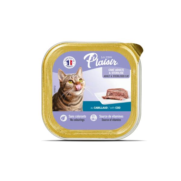 BARQUETTE PLAISIR PATE POISSON 100G